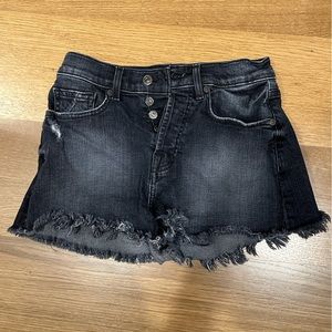 7 For all mankind jean shorts!